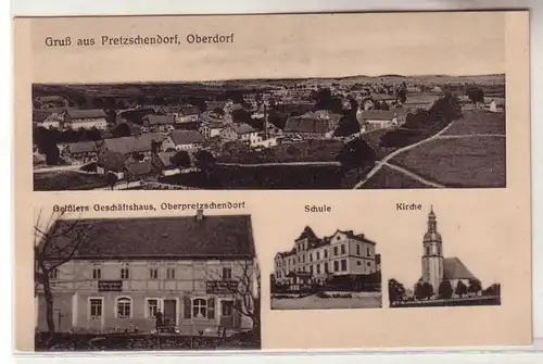 58908 Mehrbild Ak Gruß aus Pretzschendorf Oberdorf um 1910