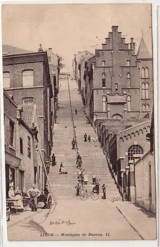 58904 Ak Liege Belgique Montagne de Bueren 1909