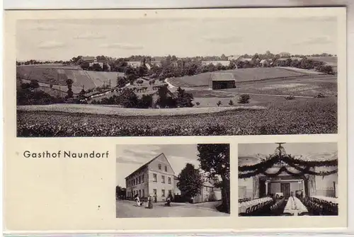 58820 Mehrbild Ak Gasthof Naundorf bei Leisnig um 1940