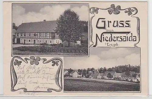 58776 Mehrbild Ak Gruß aus Niedersaida im Erzgebirge 1914