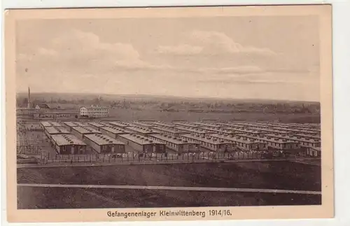 58665 Ak Gefangenenlager Kleinwittenberg 1914/1916