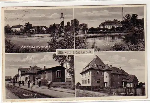 58593 Mehrbild Ak Otterwisch bei Bad Lausick Bahnhof usw. 1932