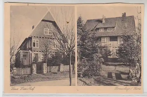 58580 Mehrbild Ak Braunlage harz Haus Hasselhof 1936