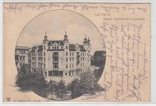 58511 Ak Leipzig neues Commandanturgebäude 1901