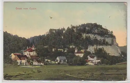 58504 Ak Gruß vom Oybin Totalansicht 1910
