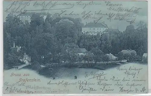 58503 Ak Gruß aus Grafenstein in Böhmen 1902