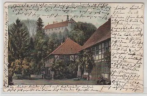 58467 Ak Schloss Herzberg dans la résine 1905