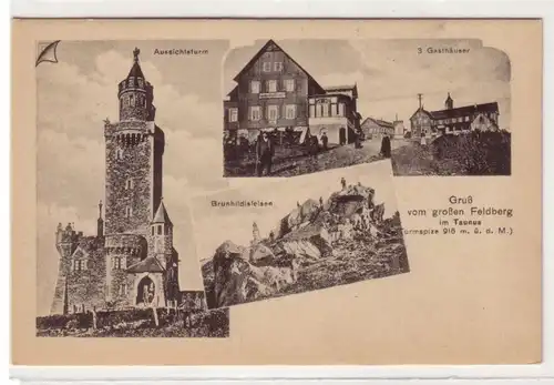 58439 Mehrbild Ak Gruß vom großen Feldberg im Taunus um 1930