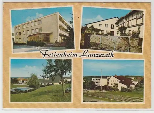 58419 Ak Vacancesheim de la promenade ouvrière Lanzerath Bad Münsterifell vers 1960