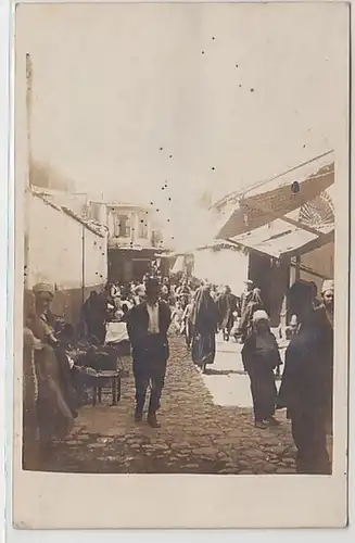 58338 Foto Ak Europäer auf orientalischem Basar um 1910