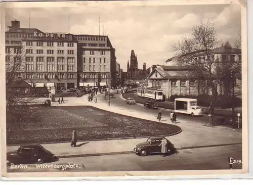 58270 Ak Berlin Wittenbergplatz mit Kaufhaus KaDeWe 1955