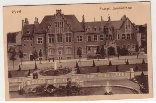 58216 Ak Wesel Maison municipale évangélique vers 1930