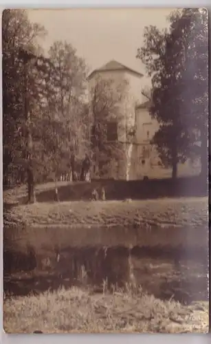 58178 Photo Ak Olstrany Russie parc du château 1ère guerre mondiale vers 1915