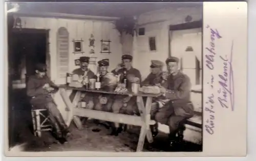 58176 Photo Ak Olstrany Russie soldats quartiers 1ère guerre mondiale vers 1915