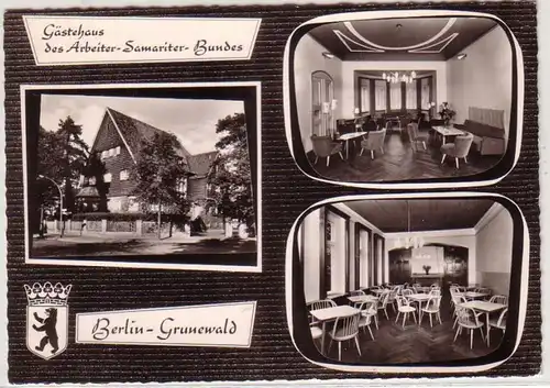 58143 Ak Berlin Grunewald Gästehaus de l'ouvrier Samaritain Bundes 1962