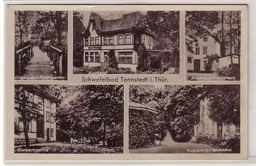 58038 Mehrbild Ak Schwefelbad Tennstedt in Thüringen um 1950