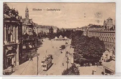58034 Feldpost Ak München Leubachplatz 1916
