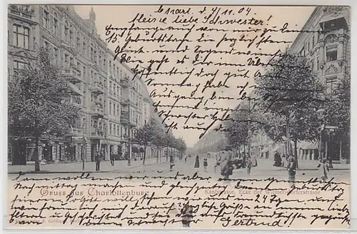 57981 Ak Berlin-Charlottenburg Kantstrasse, Ecke der Wilmersdorferstrasse 1904