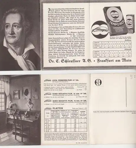 57974 Reklame Ak Frankfurt am Main Dr. Schleussner A.G. um 1930
