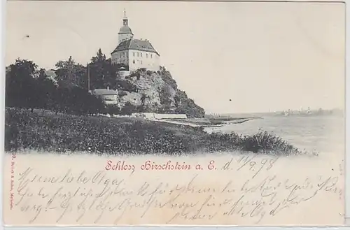 57969 Ak Schloss Hirschstein a.E. 1898
