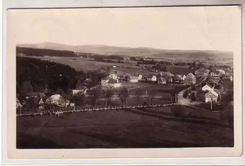 57925 Foto Ak Rokitnitz im Adlergebirge Totalansicht um 1940