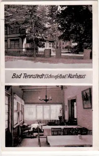 57913 Mehrbild Ak Bad Tennstedt (Schwefelbad) Kurhaus 1951