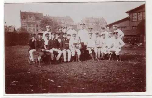 57875 Photo Ak Nuremberg Groupe de soldats dans l'hôpital 1917