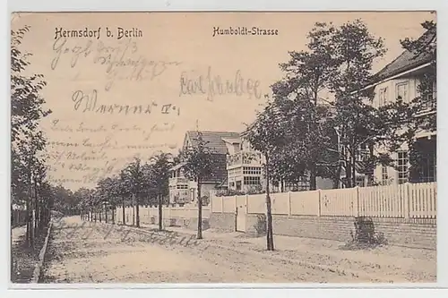 57874 Ak Hermsdorf b. Berlin Humboldt-Strasse 1915