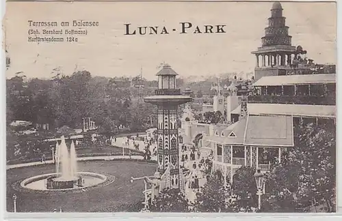 57856 Ak Berlin Luna-Park Terassen am Halensee 1910
