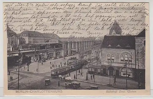 57839 Ak Berlin-Charlottenburg Gare Zool. Jardin 1927