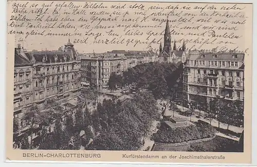 57837 Ak Berlin-Charlottenburg Kurfürstendamm sur la Joachimsthalerstraße 1927