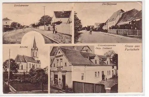 57818 Mehrbild Ak Gruß aus Fuchshain Dorfansichten um 1910