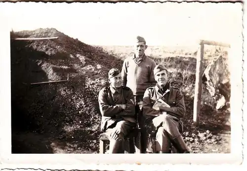 57811 Bunker photo originale du comptable Russie 2e guerre mondiale