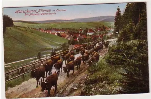 57792 Ak Höhenkurort Altenau im Oberharz die Altenauer Damenkapelle 1935