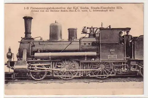 57784 Ak 1-B Train de voyageurs Locomotive III b vers 1910