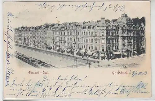 57651 Ak Karlovy Vary Elisabeth Quai 1899