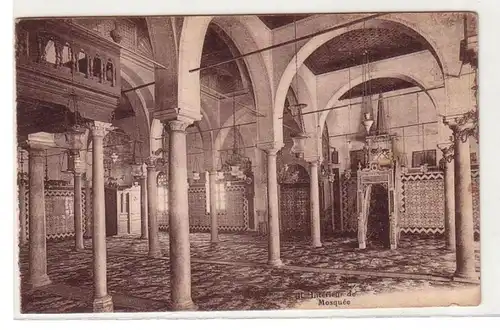 57647 Ak eines deutschen Fremdenlegionärs aus Marokko Inneres Moschee 1927