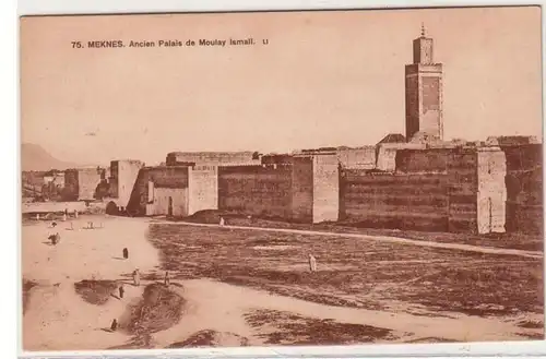 57630 Ak d'un légionnaire étranger allemand du Maroc Meknes Vue locale 1927