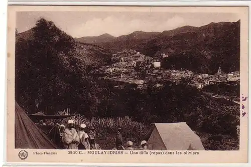 57599 Ak d'un légionnaire étranger allemand du Maroc Moulay Idriss 1926