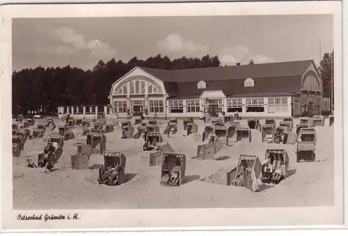 57573 Ak Balade Baltique Grömitz in Holstein Kurpalast / Strandhalle 1942