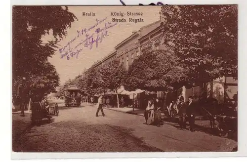 57453 Ak Braila in Rumänien Königstrasse 1918