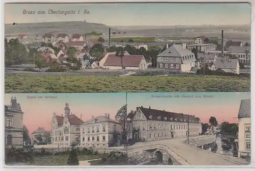 57402 Mehrbild Ak Gruß aus Oberlungwitz Gasthof usw. 1914