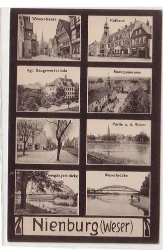 57356 Mehrbild Ak Nienburg (Weser) um 1910