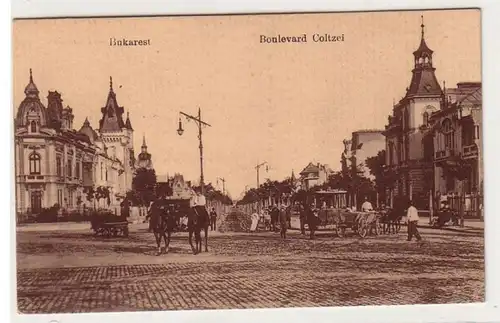 57348 Poste de terrain Ak Bucarest Roumanie Boulevard Colttiei 1917