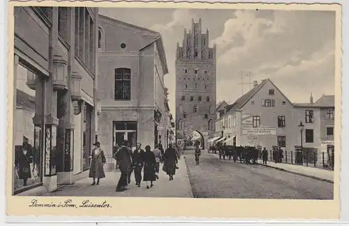 57309 Ak Demmin à Poméranie-Luisentor vers 1930