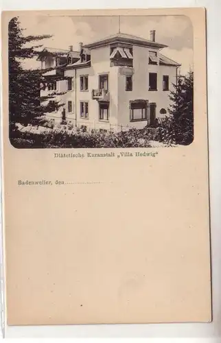 57226 Ak Badenweiler Diätetische Kuranstalt "Villa Hedwig" um 1900
