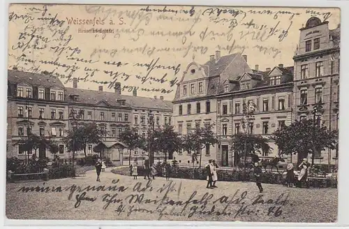 57181 Ak Weissenfels an der Saale Hirsemannsplatz 1914