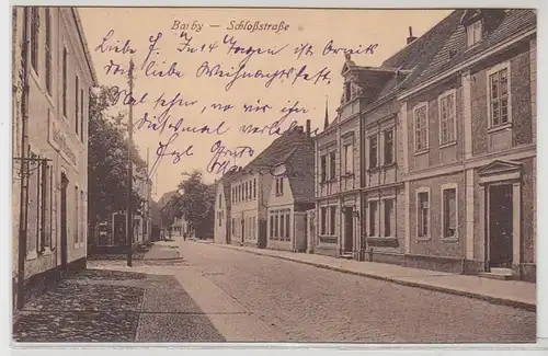 57168 Feldpost Ak Barby Schloßstrasse 1918