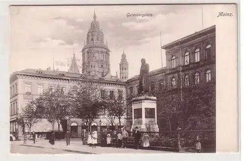 57049 Ak Mayence Gutenbergplatz vers 1905