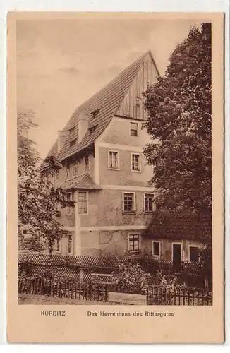 56854 Ak Kürbitz das Herrenhaus des Rittergutes um 1930